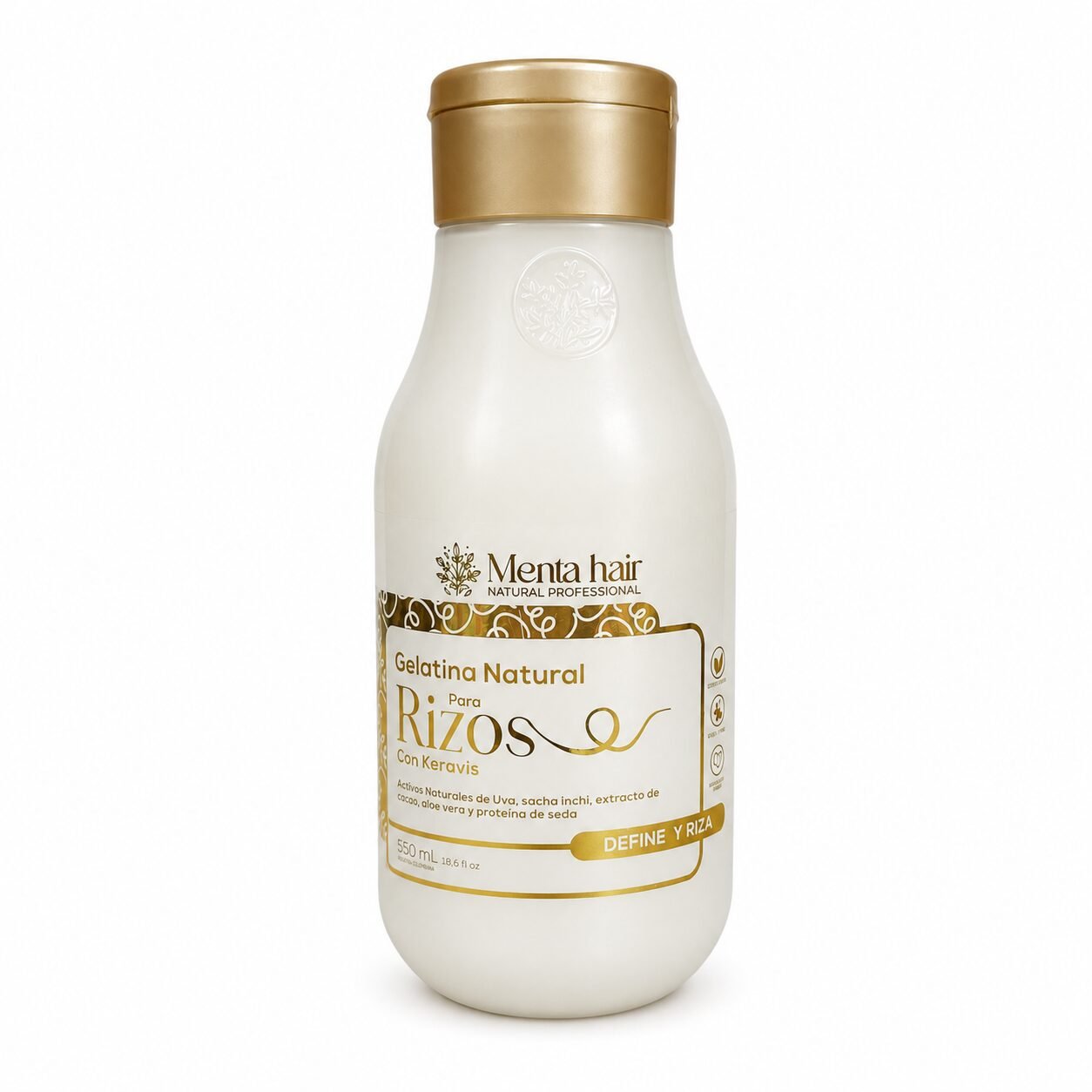 Gelatina Natural Rizos Menta Hair
