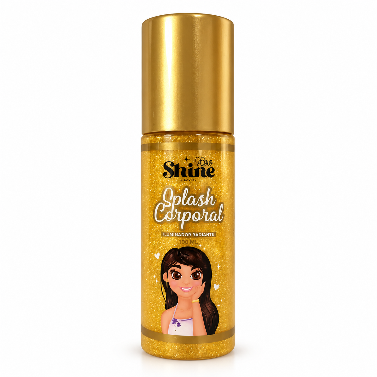 MINI Splash dorado 100ml Glow Shine By La YAJA