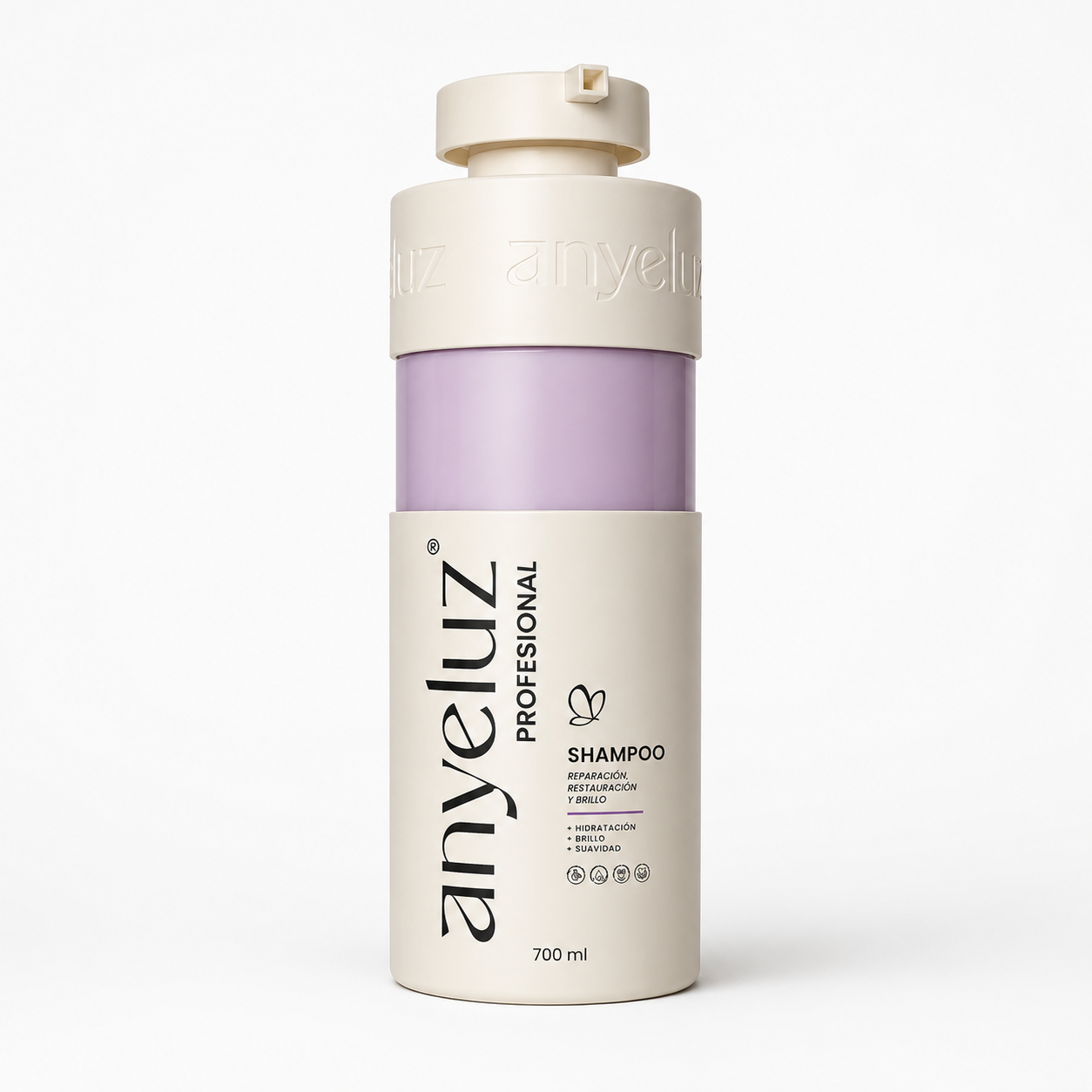 Shampoo Profesional Reparación, Restauración y Brillo Anyeluz