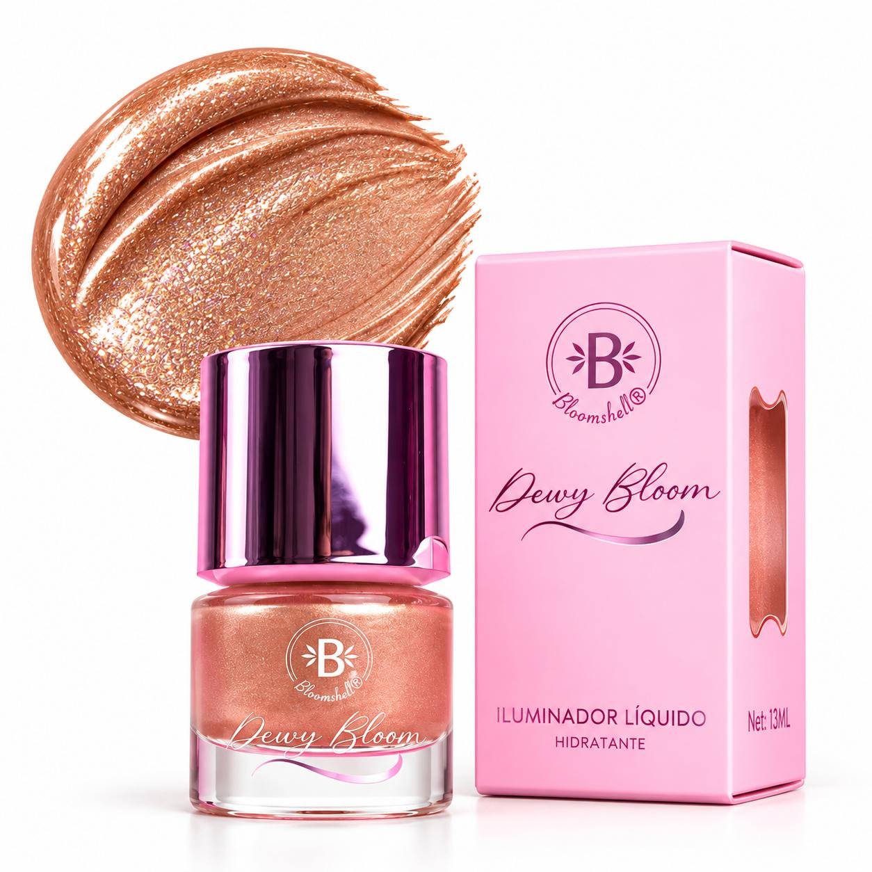 iluminador liquido Dewy Bloom Bloomshell